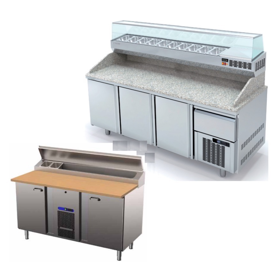 REFRIGERATED PIZZA PREPARATION COUNTERS
