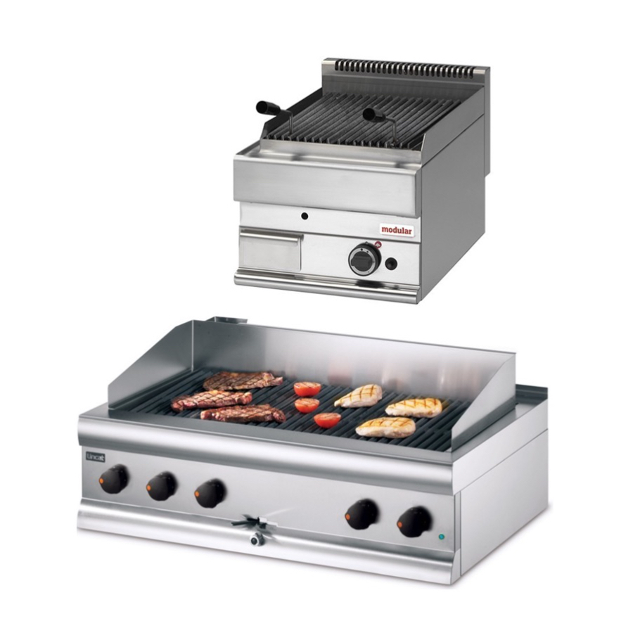 ELECTRIC LAVA ROCK GRILL BENCH MODEL