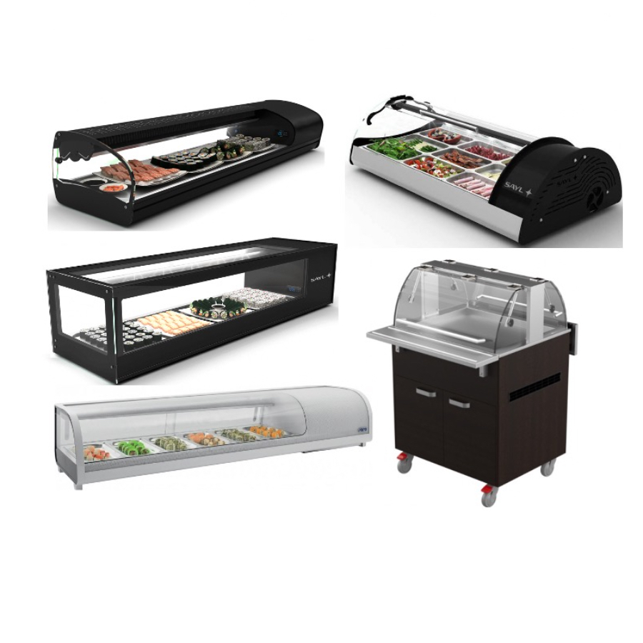 SUSHI  REFRIGERATED DISPLAYS