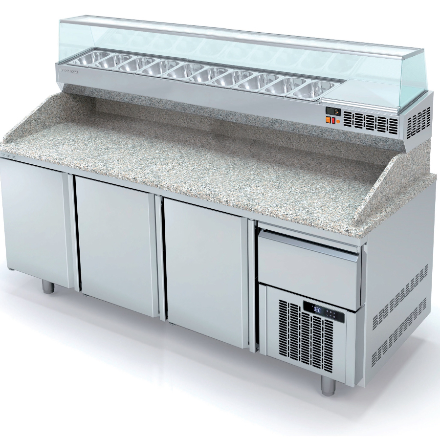 PIZZA PREPARATION COUNTERS