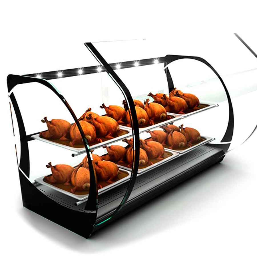 CHICKEN HOT HOLDING DISPLAYS