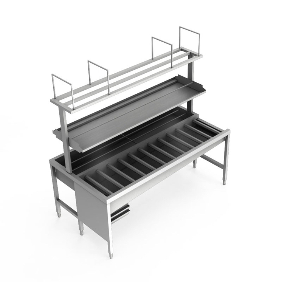 SORTING TABLES FOR DISHWASHING ROOM