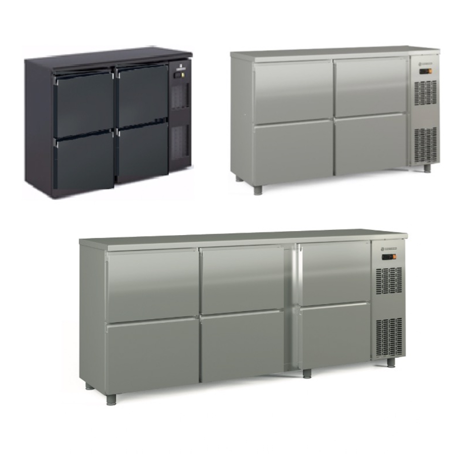 BACK BAR COOLERS WITH DRAWERS
