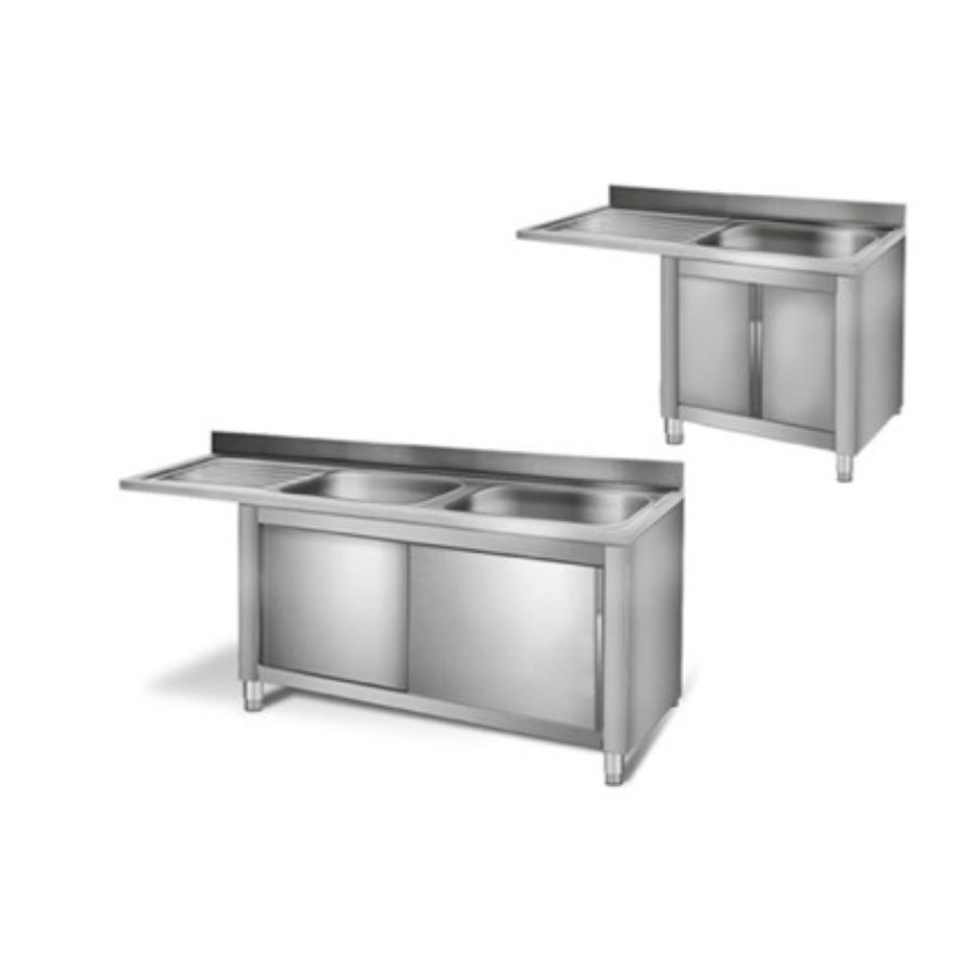 SINK CUPBOARDS WITH SPACE FOR UNDERCOUNTER DISHWASHER