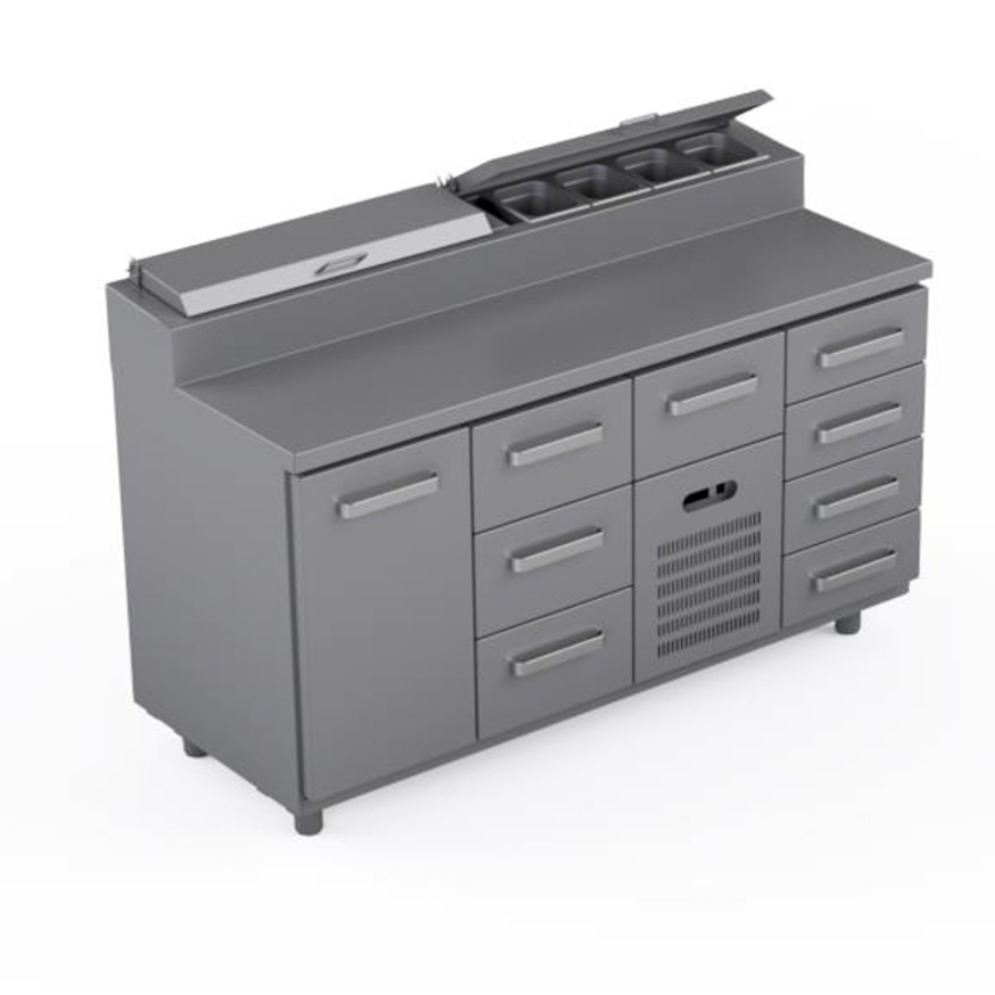 REFRIGERATED PREPARATION COUNTERS & SALADETTES