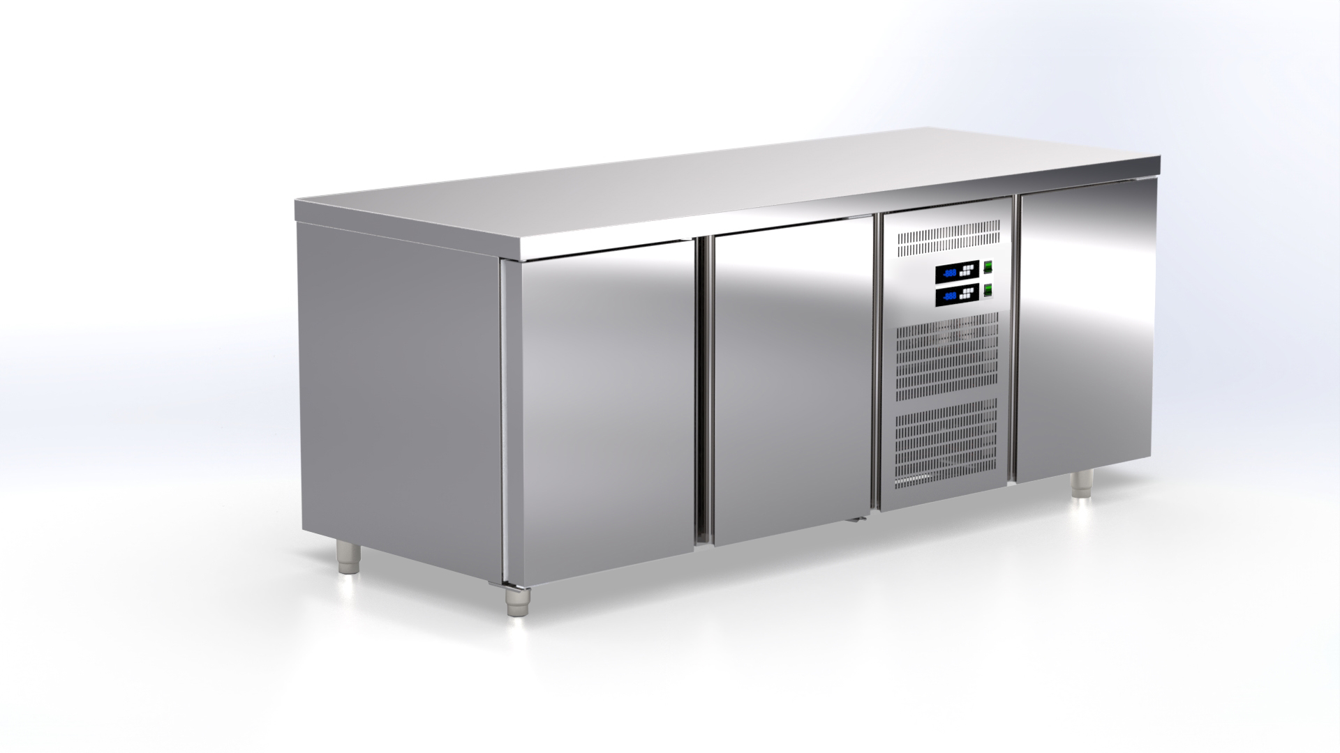 DUAL TEMPERATURE FRIDGE/FREEZER COUNTERS