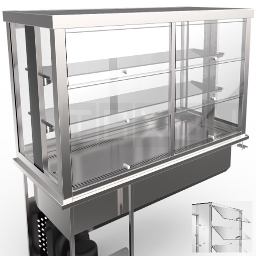 SELF SERVICE DISPLAY DROP-IN  1500 mm