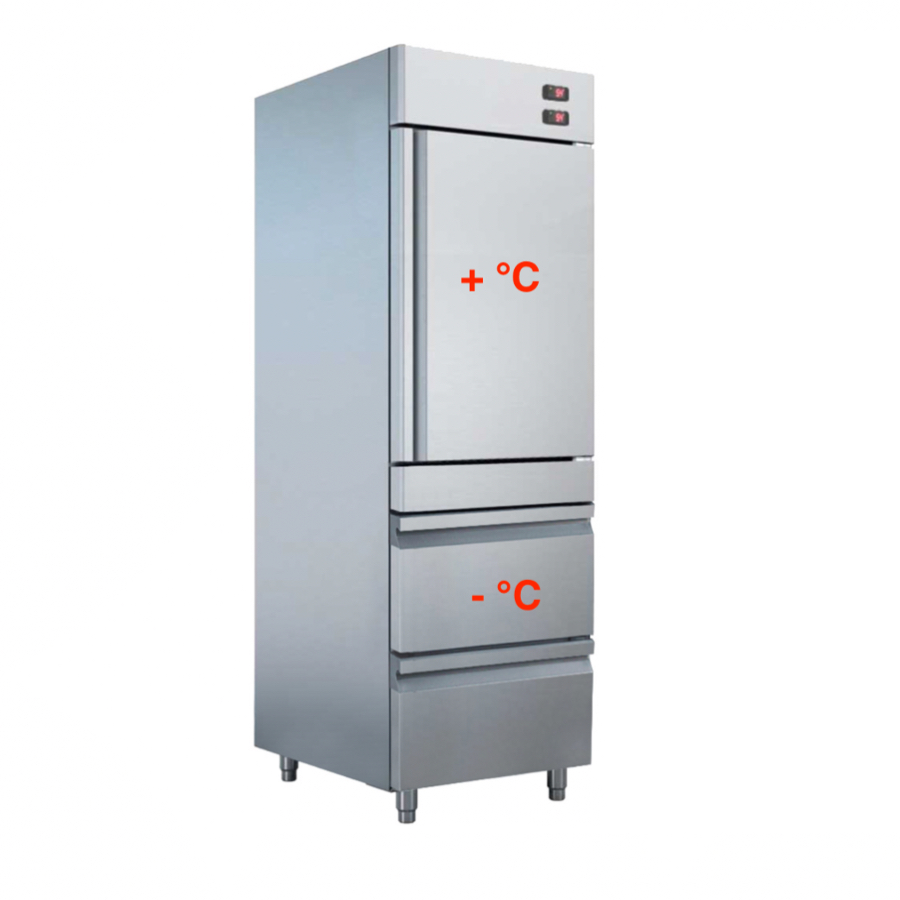 REFRIGERATED AND FREEZER CABINET WITH DRAWERS