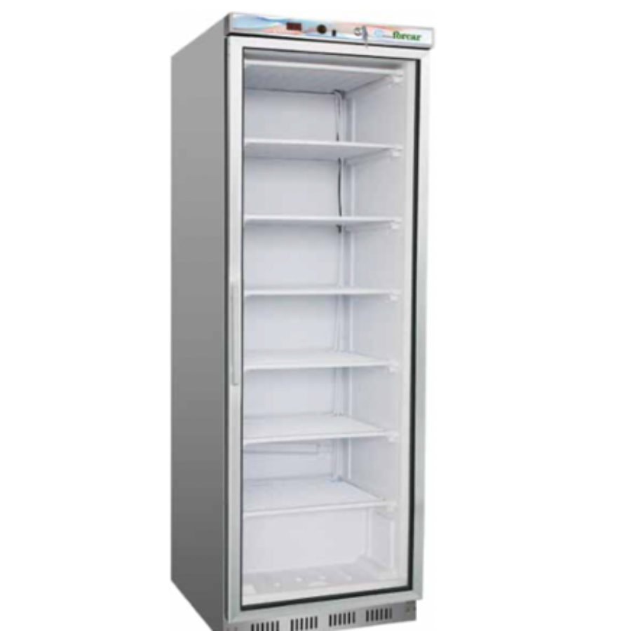 FREEZER WITH GLASS DOORS 400L