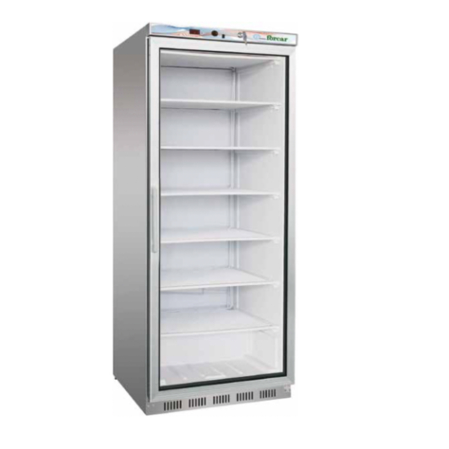 FREEZER WITH GLASS DOORS 600L
