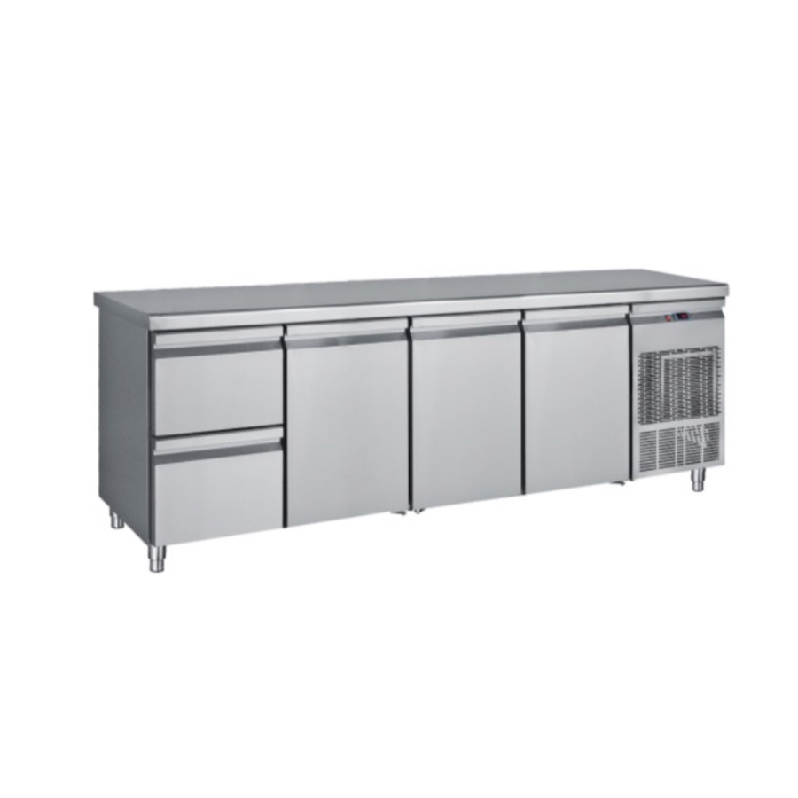 COOLING COUNTER WITH 3 DOORS +  2 DRAWERS GN 1/1
