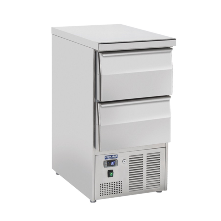 REFRIGERATED COUNTER WITH 2 DRAWERS GN 1/1