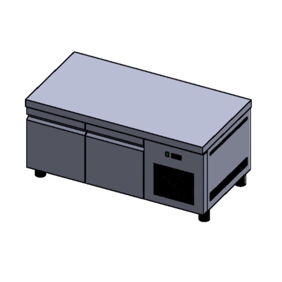 LOW COOLING COUNTER / CHEF BASE WITH 2 DOORS