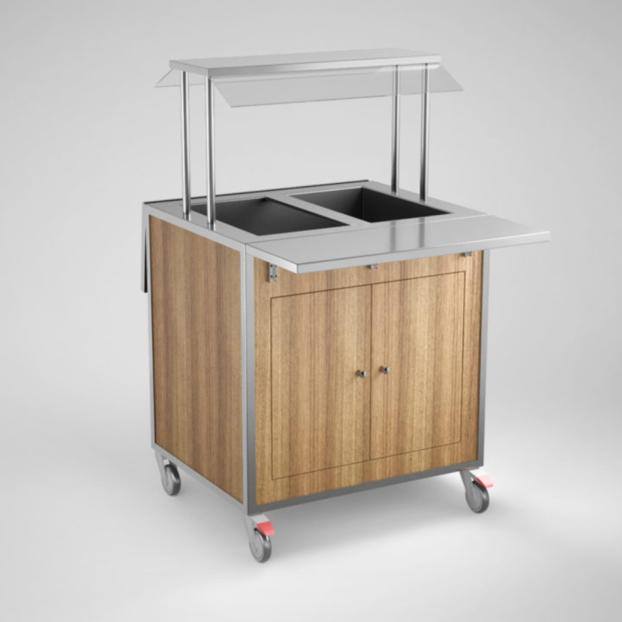 BUFFET TROLLEY NEUTRAL  2 x GN 1/1