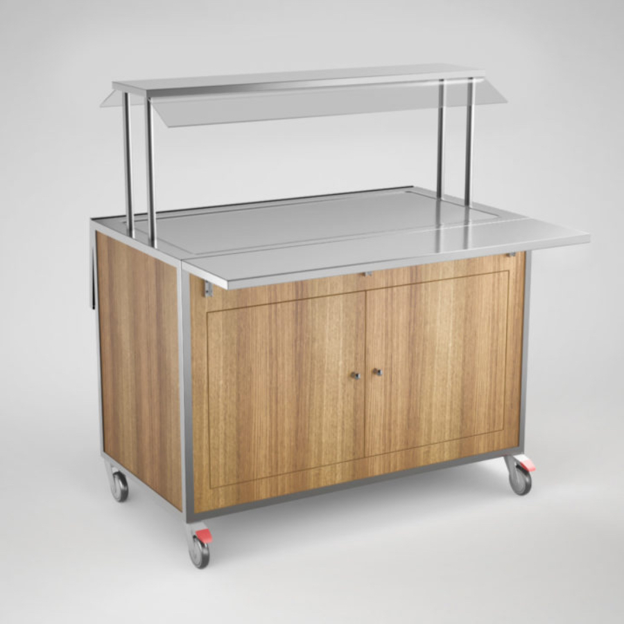 BUFFET REFRIGERATED TROLLEY  3  GN 1/1 WITH COLD TOP PLATE