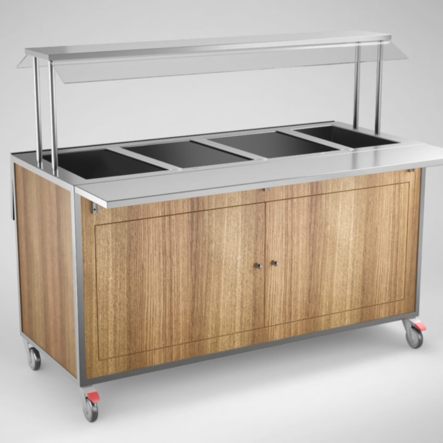 BUFFET TROLLEY NEUTRAL 4GN 1/1