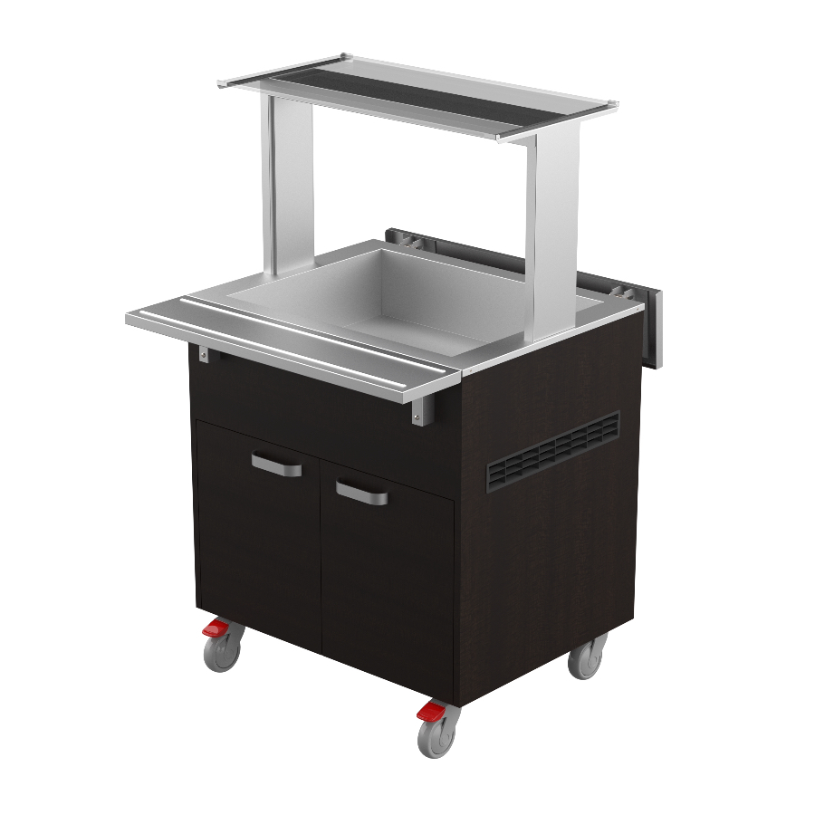 HEATED BUFFET TROLLEY  2 x GN 1/1