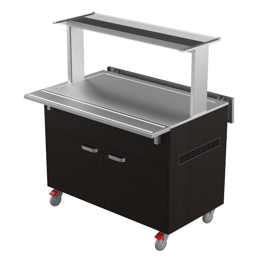 HEATED BUFFET WITH HEATED SURFACE 3 GN 1/1