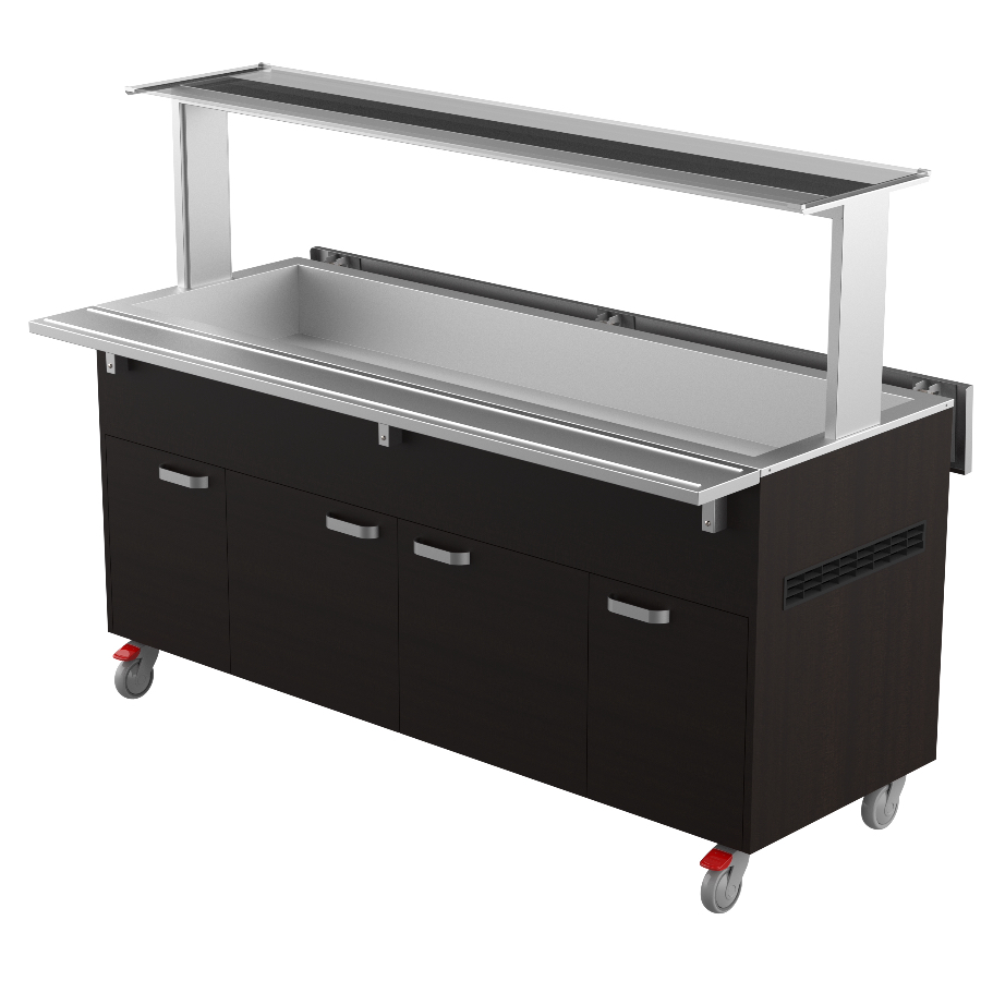 HEATED BUFFET TROLLEY 5 x GN 1/1