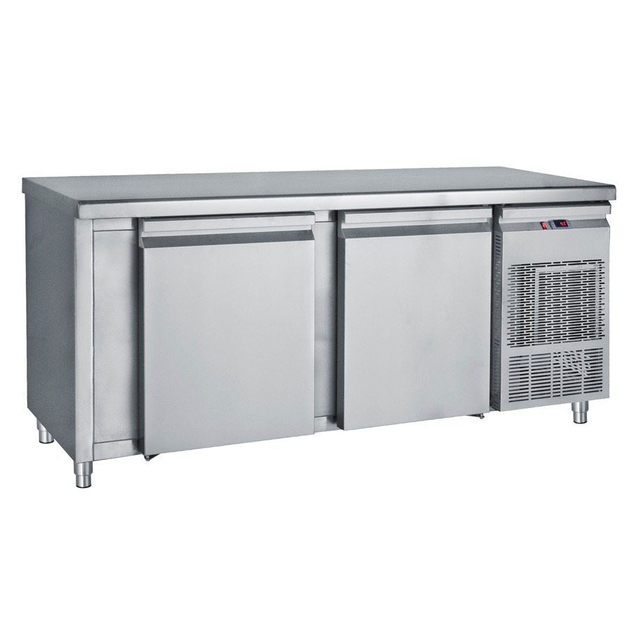 REFRIGERATED COUNTER WITH  2  XL DOORS