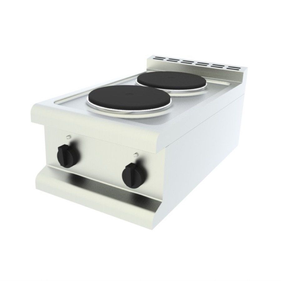 ELECTRIC RANGE WITH 2 ROUND PLATES