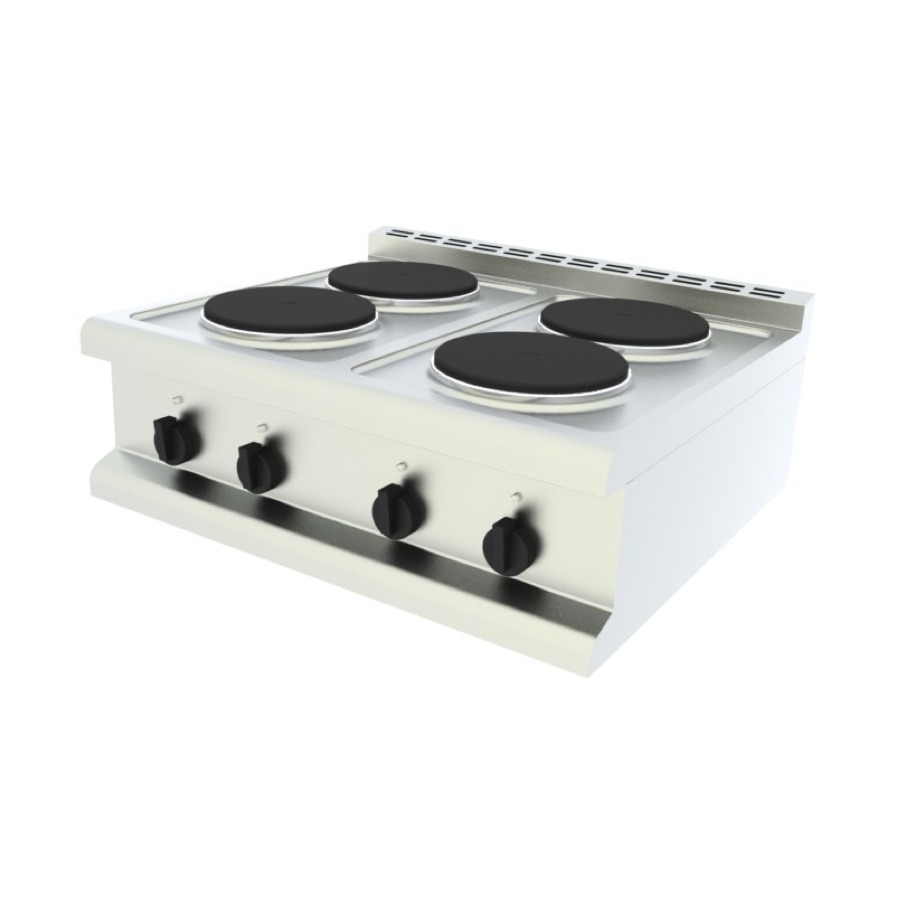 ELECTRIC RANGE WITH 4 ROUND HOTPLATES