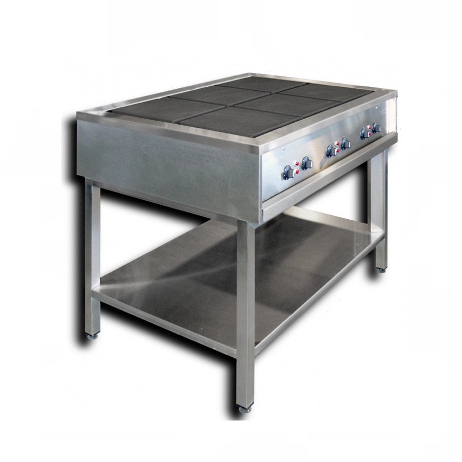 ELECTRIC RANGE WITH 6 CAST IRON PLATES