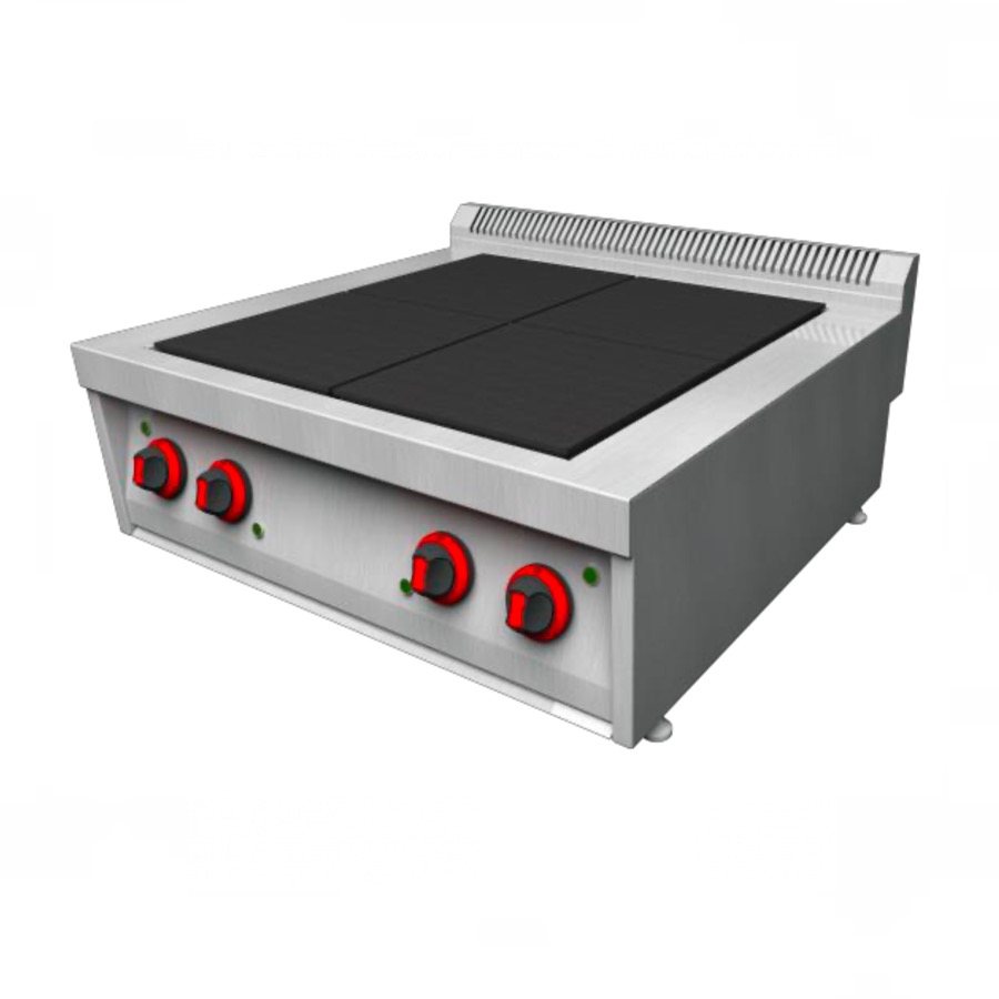 ELECTRIC RANGE WITH 4 CAST IRON HOTPLATES COUNTER TOP MODEL
