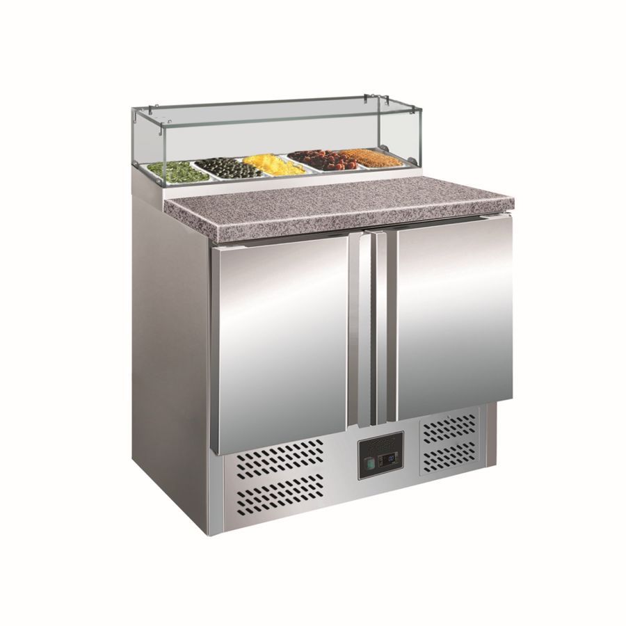 REFRIGERATED PIZZA PREPARATION COUNTER  5 x GN 1/6