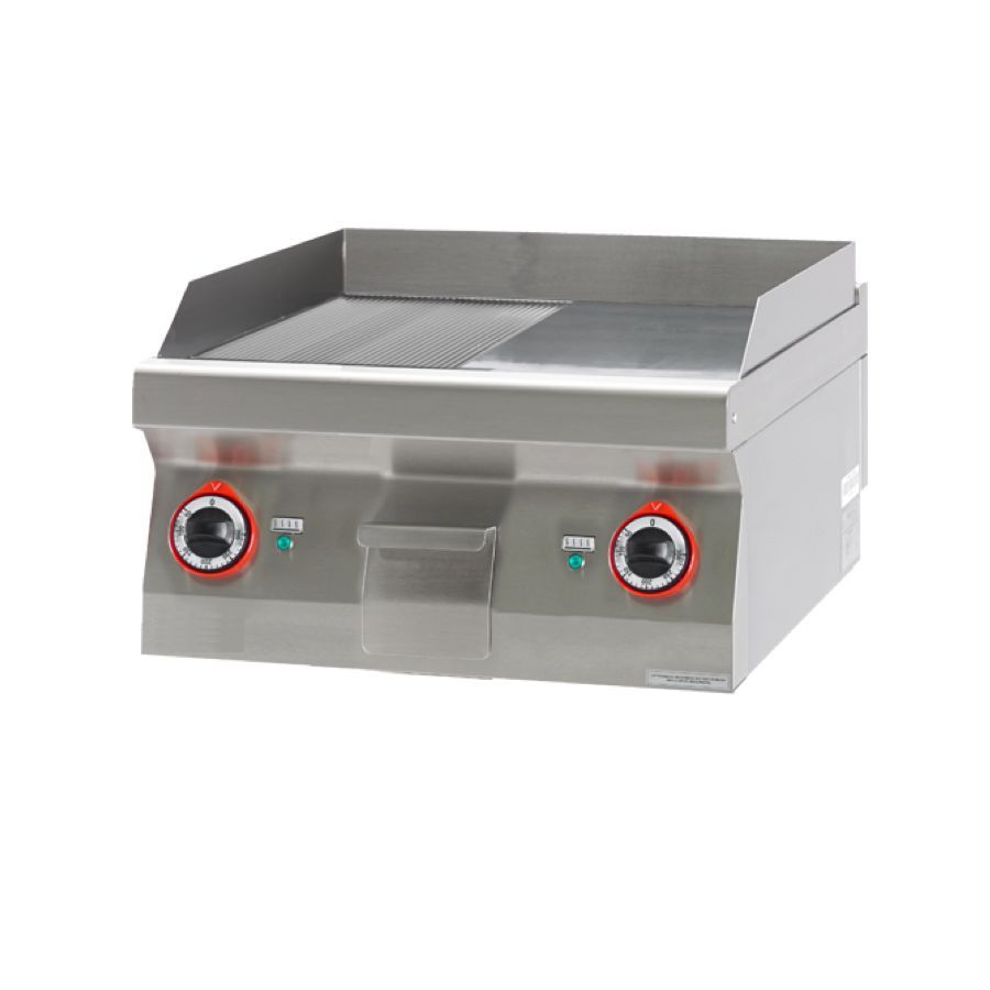 ELECTRIC FRY TOP GRIDDLE 600*700 mm FLAT /RIBBED