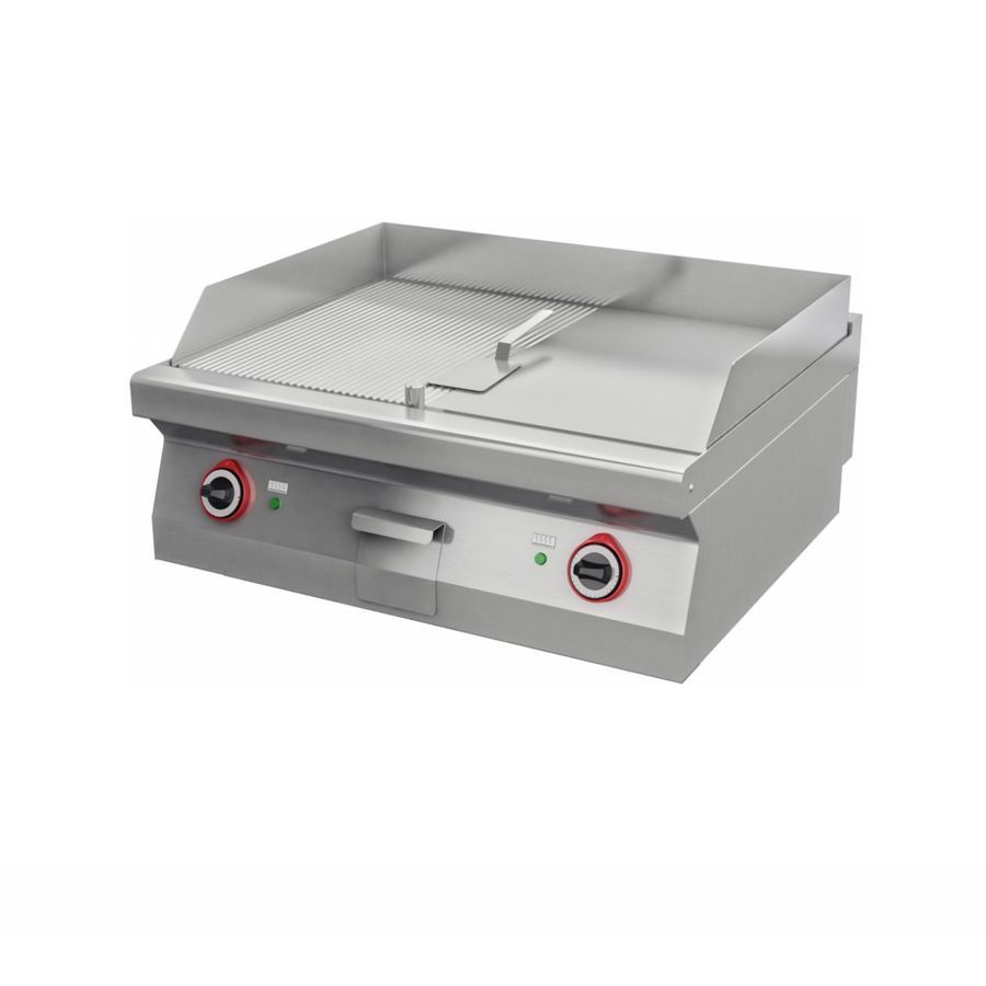 ELECTRIC GRIDDLE FRY TOP 800*700 mm FLAT/RIBBED