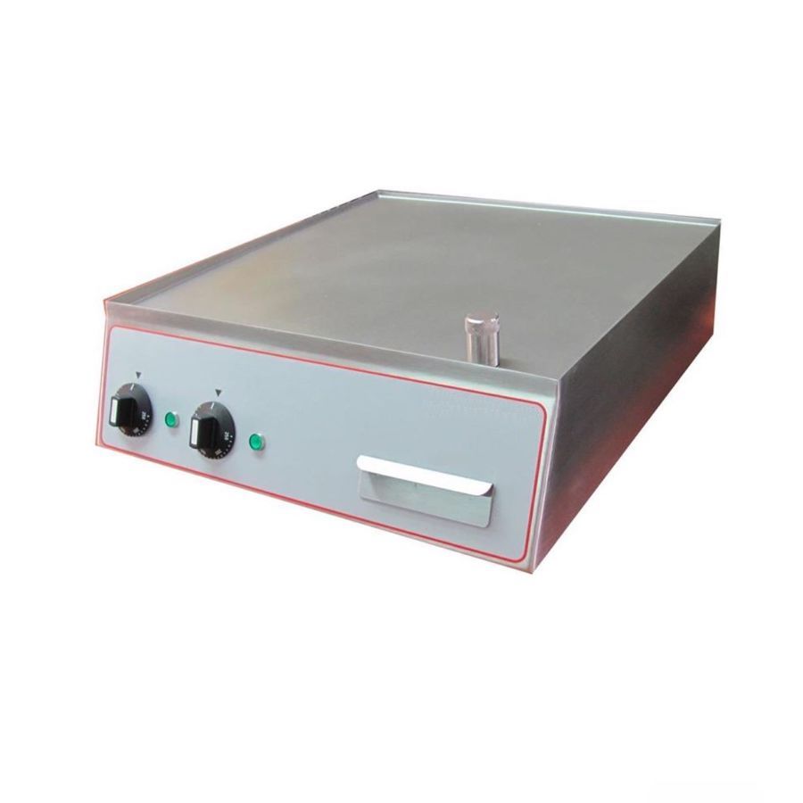 ELECTRIC FRY TOP GRIDDLE  460*525 FLAT HARDCROMED