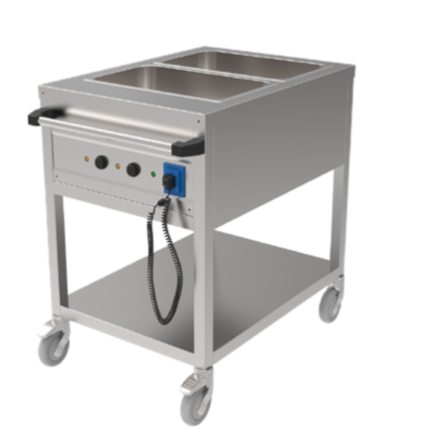 HEATED BAINMARIE TROLLEY 2 GN