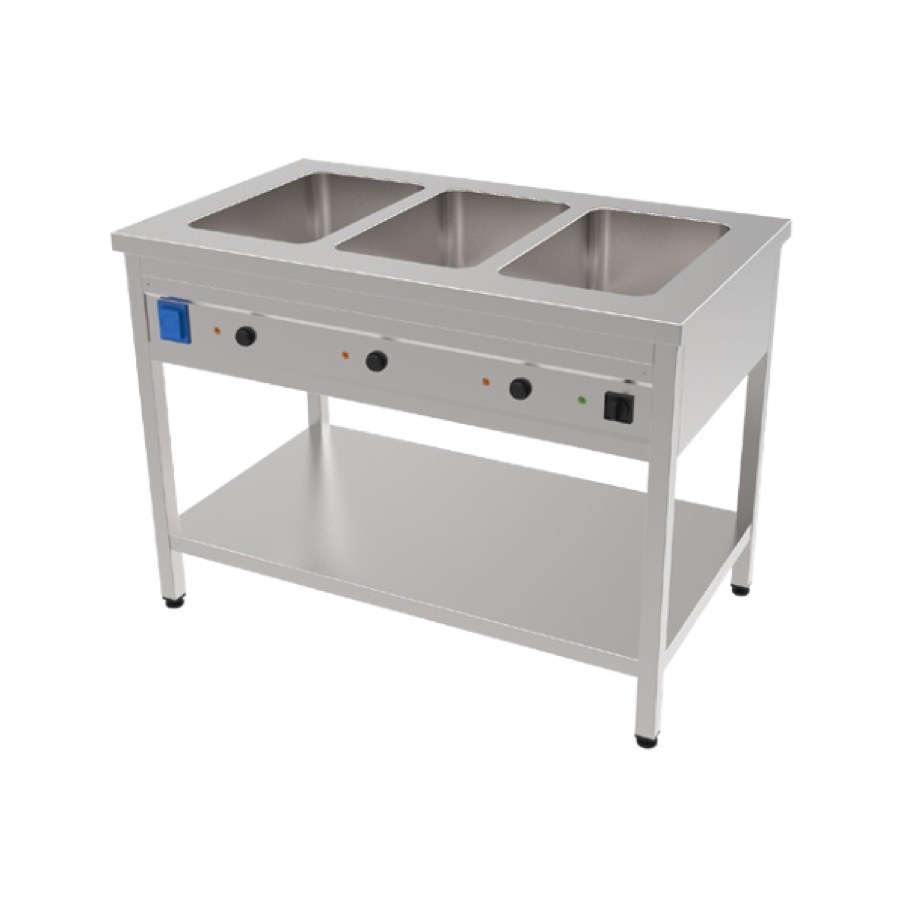 HEATED BAINMARIE 3 x GN - 1/1