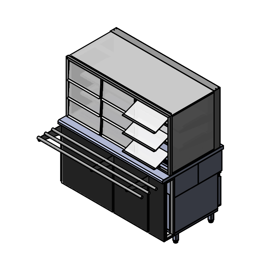 REFRIGERATED SELF SERVICE DISPLAY 1450mm