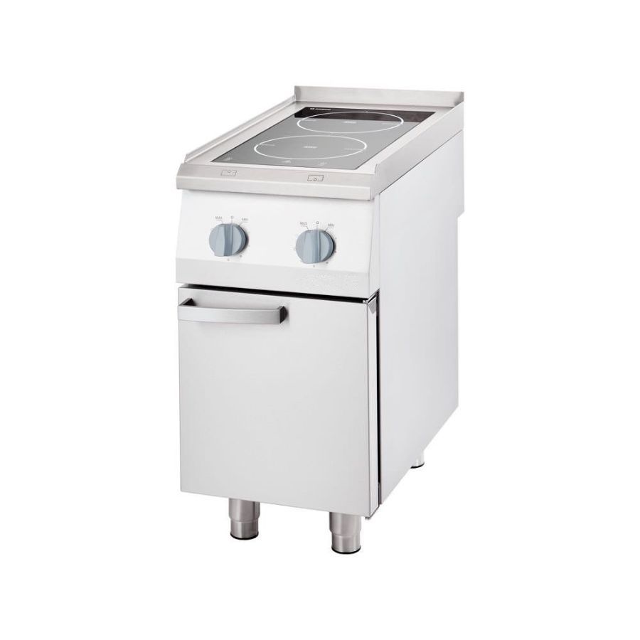 INDUCTION RANGE 2 ZONES WITH CUPBOARD