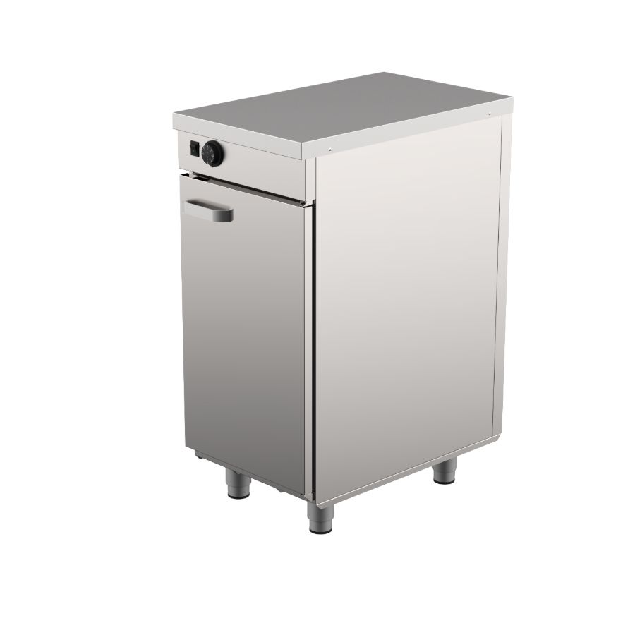 HEATED CUPBOARD WITH 1 DOOR 400mm