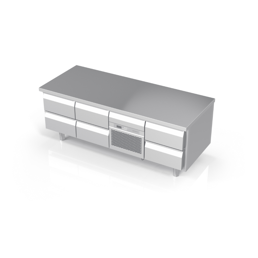 LOW COOLING COUNTER / CHEF BASE  6 DRAWERS