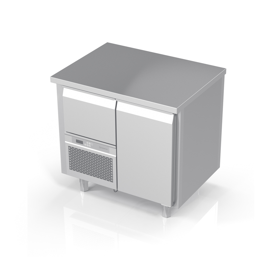UNDERCOUNTER FREEZER WITH 1 GN DRAWER + 1 DOOR
