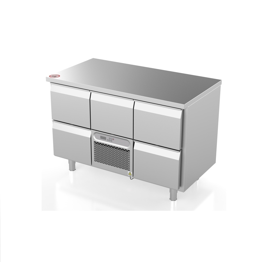 UNDECOUNTER FREEZER WITH 5 DRAWERS