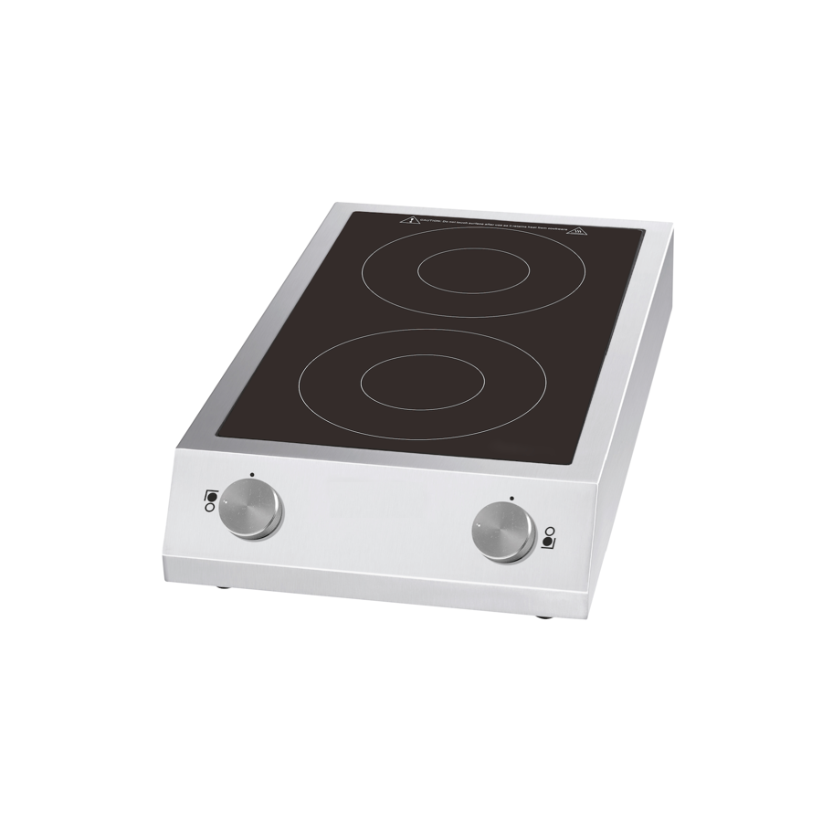INDUCTION RANGE 2 ZONES COUNTER TOP MODEL