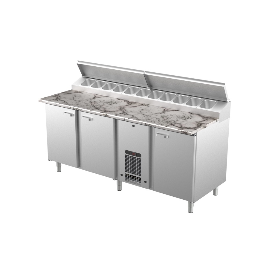 REFRIGERATED PIZZA PREPRATION COUNTER  3 DOORS