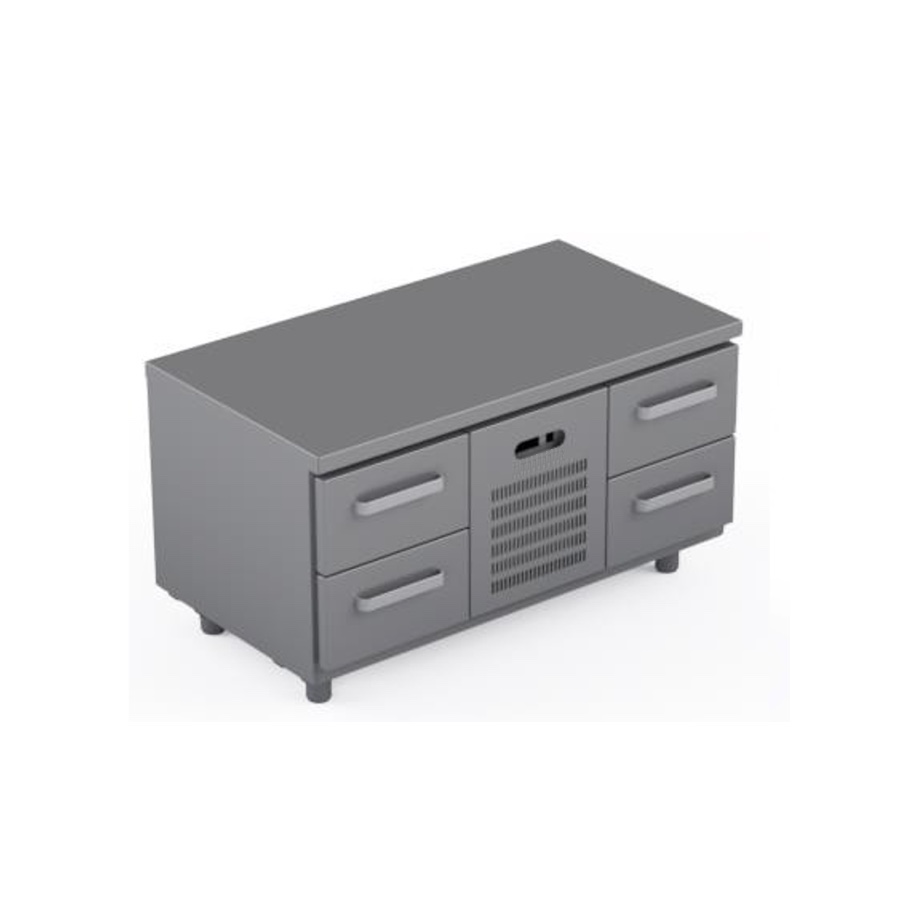 LOW COOLING COUNTER / CHEF BASE 4 DRAWERS GN 1/1