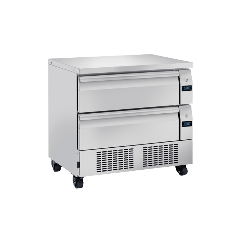 2 DRAWER COOLER  / FREEZER 4 GN   -2.. +8°C / -18 ..-22°C