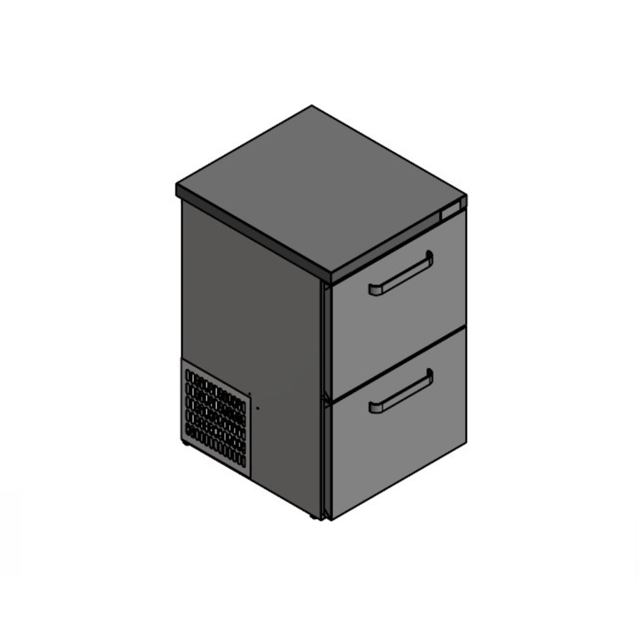 UNDERCOUNTER FRIDGE WITH 2 DRAWERS