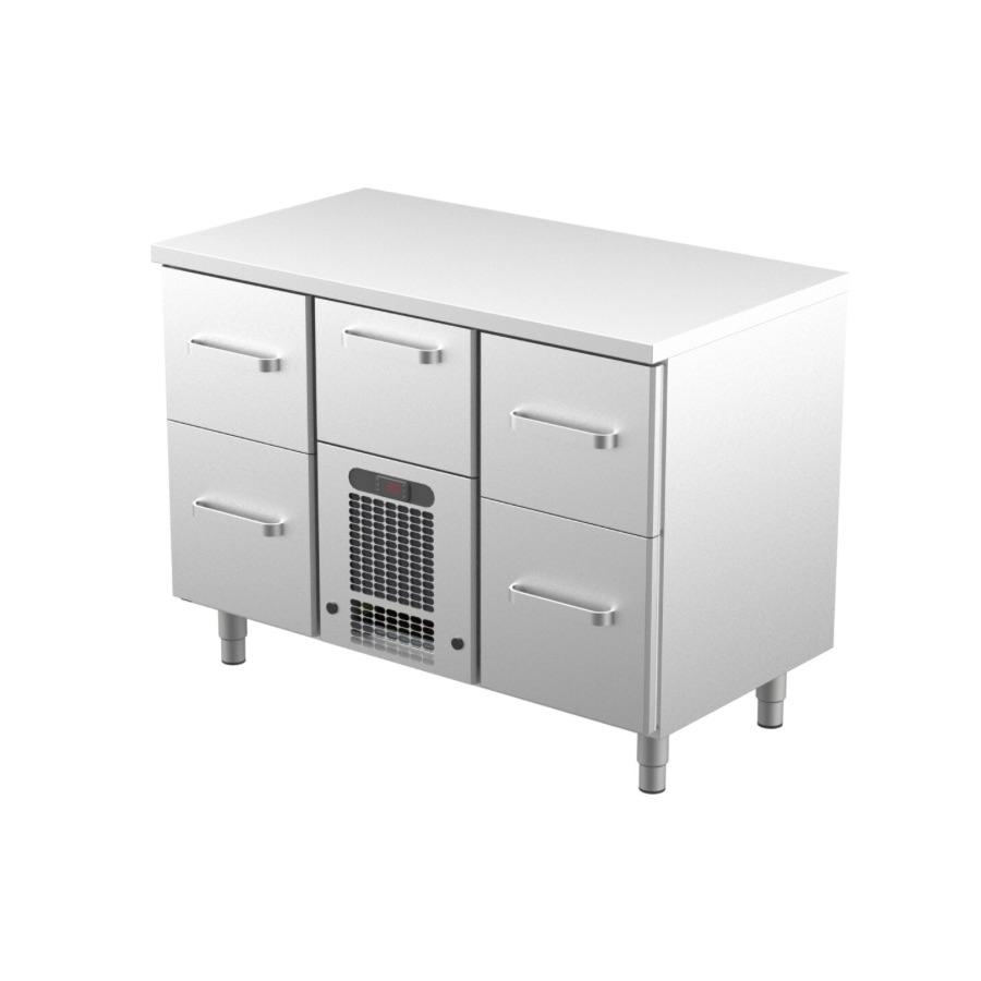 REFRIGERATED BAR COUNTER FOR BEVERAGES 1200mm