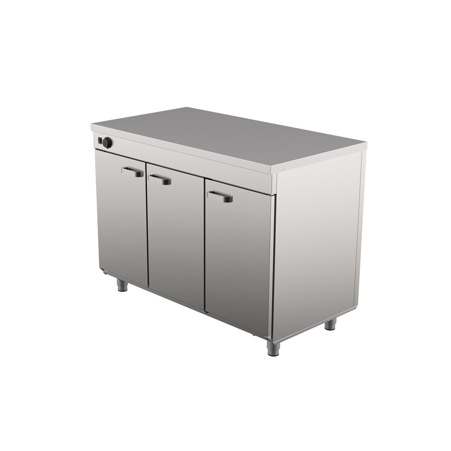 HEATED CUPBOARD WITH 3 DOORS