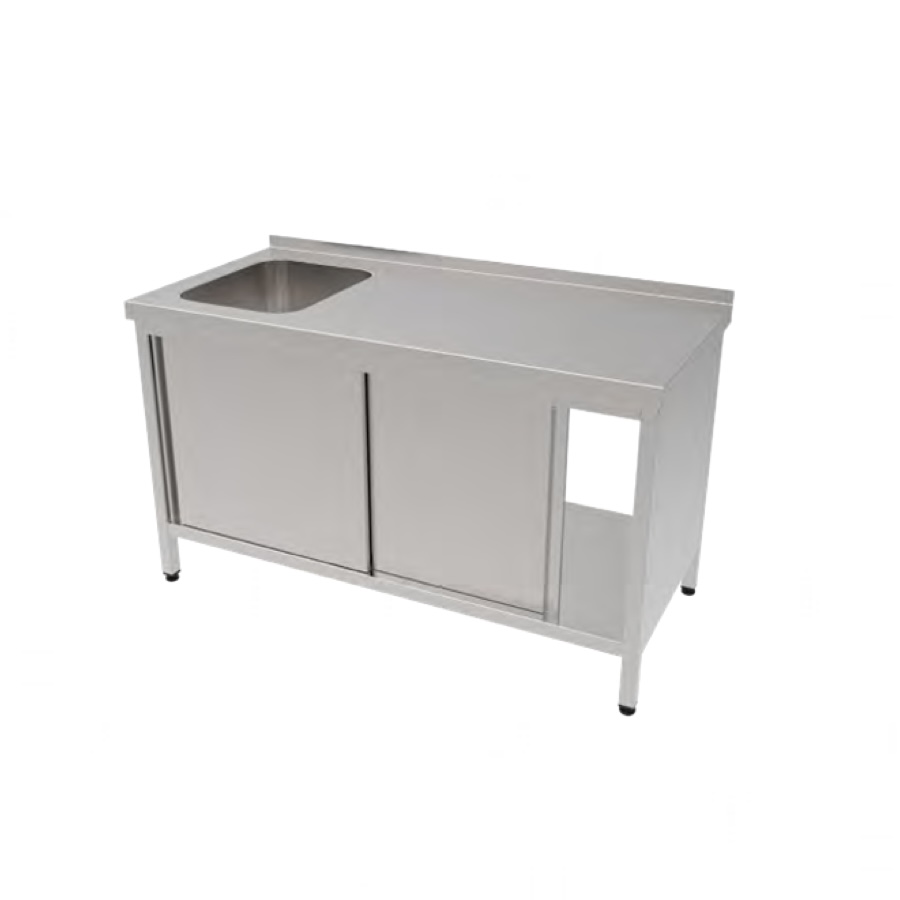 CUPBOARD WITH SINK 2600*700*900H mm