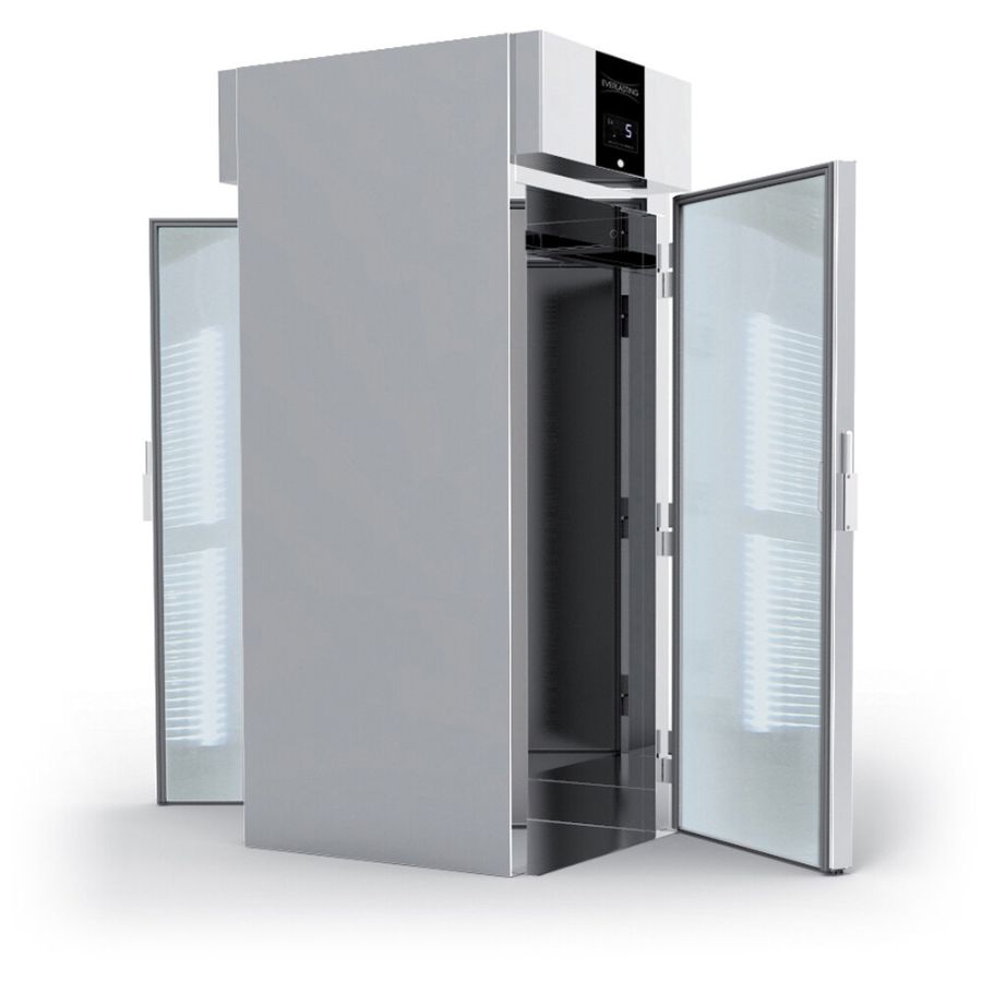 ROLL-IN 2 REFRIGERATED GLASS CABINET