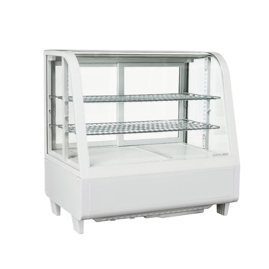 WHITE REFRIGERATED COUNTERTOP SHOWCASE